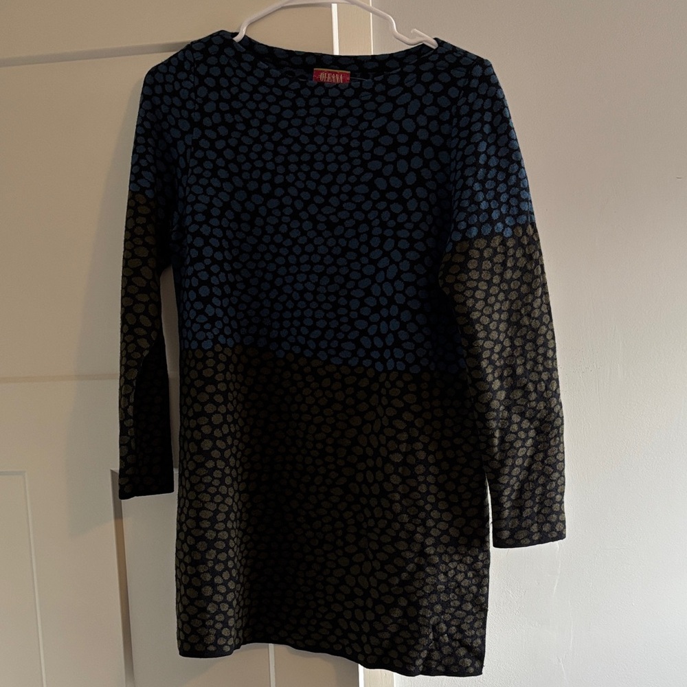 Oleana Norway tunic sweater, M